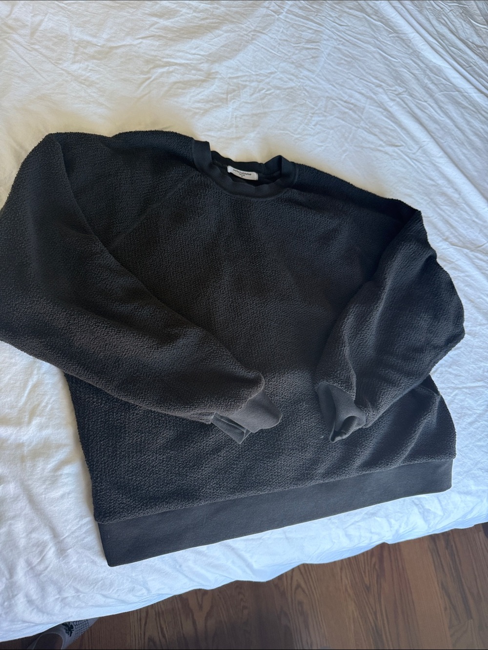 ziggy oversized reverse fleece oversized crew neck sweatshirt (s) EUC - Picture 4 of 6